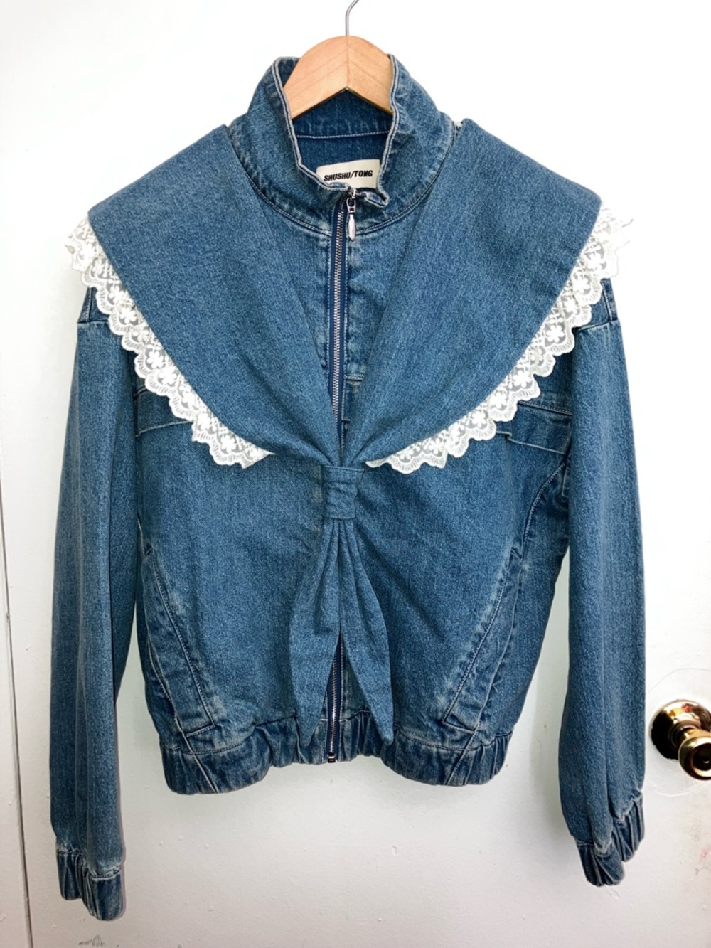 Shushu/Tong rare Sailor Jacket in denim - Picture 5 of 8